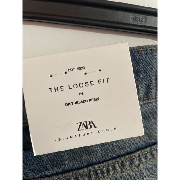Zara Women's Gray Flare & Wide Leg Jeans - Picture 8 of 9
